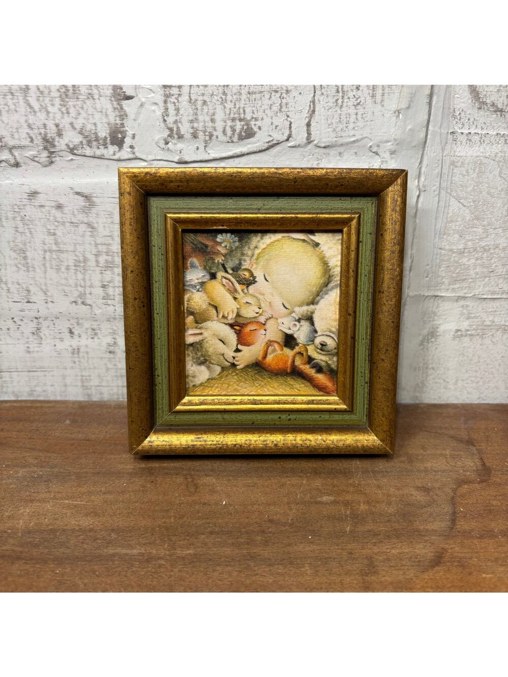 Vintage Juan Ferrandiz A Child’s Gentle Embrace Framed Picture